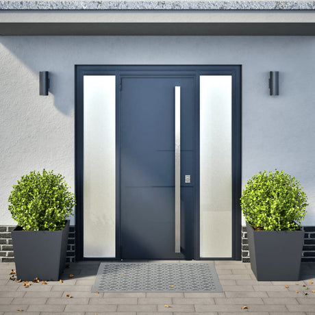 Vidaxx jardinières 2 pcs 50x50x50 cm acier anthracite