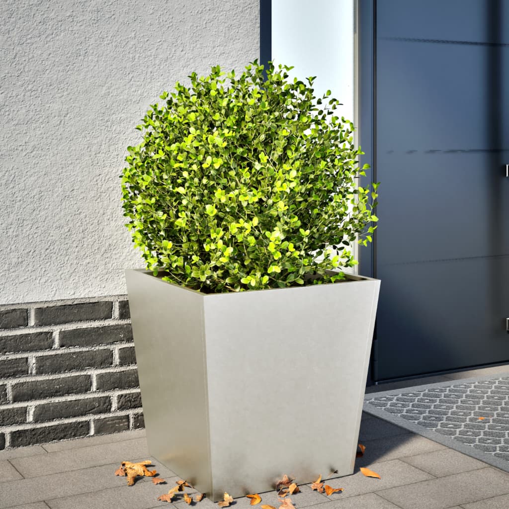 Jardinière Vidaxx 50x50x50 cm acier inoxydable