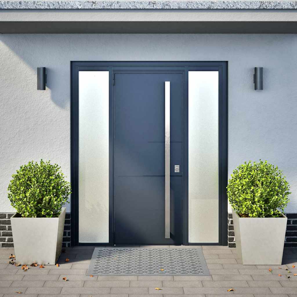 Vidaxx jardinières 2 pcs 50x50x50 cm acier inoxydable