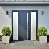Vidaxx jardinières 2 pcs 50x50x50 cm acier inoxydable
