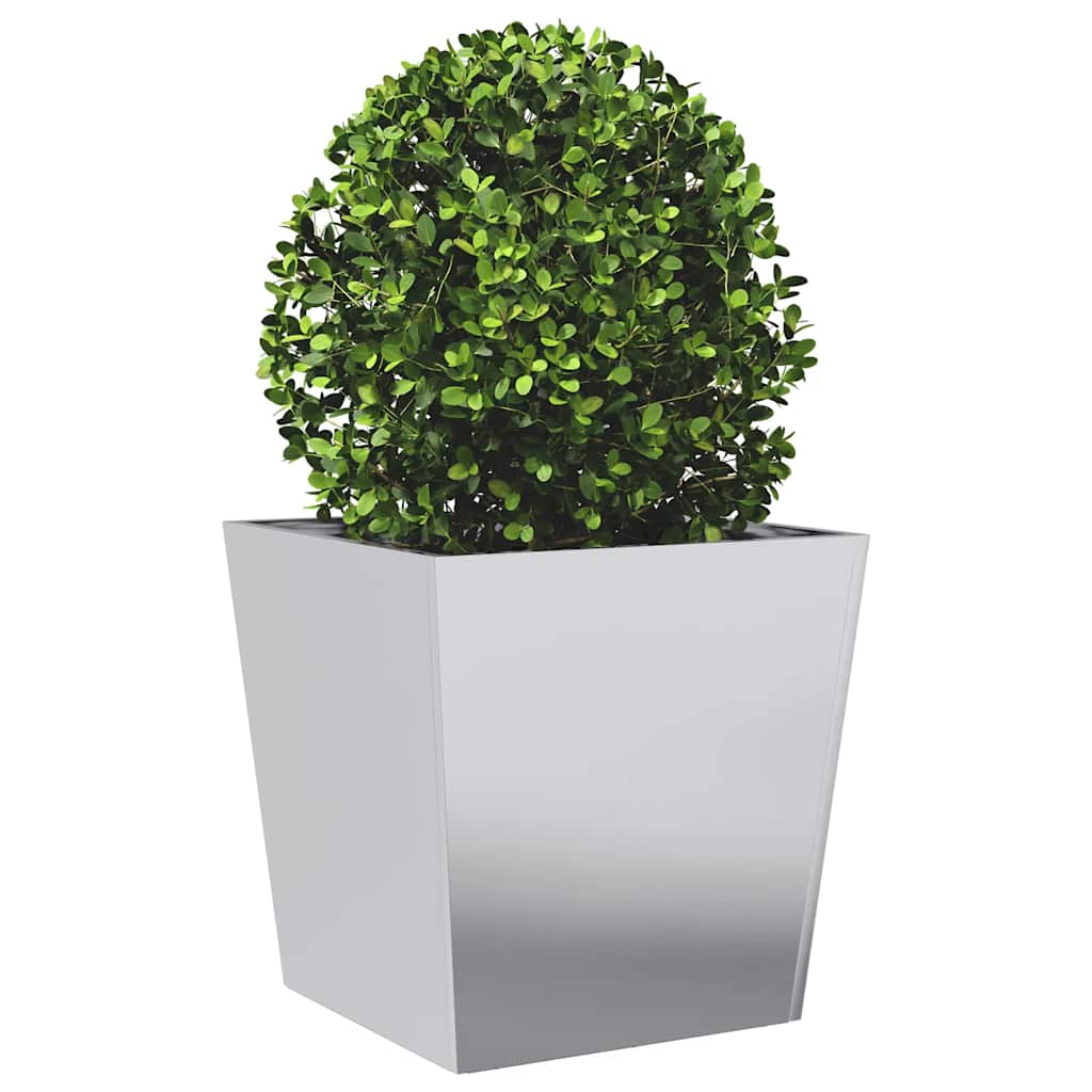 Jardinière Vidaxx 50x50x50 cm en acier galvanisé
