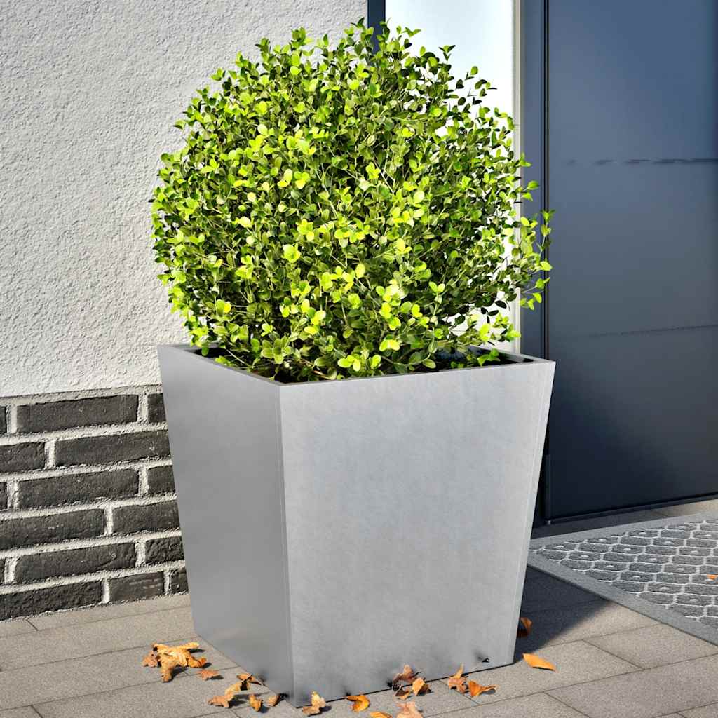 Vidaxx jardinières 2 pcs 50x50x50 cm acier galvanisé