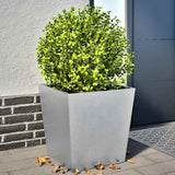 Vidaxx jardinières 2 pcs 50x50x50 cm acier galvanisé
