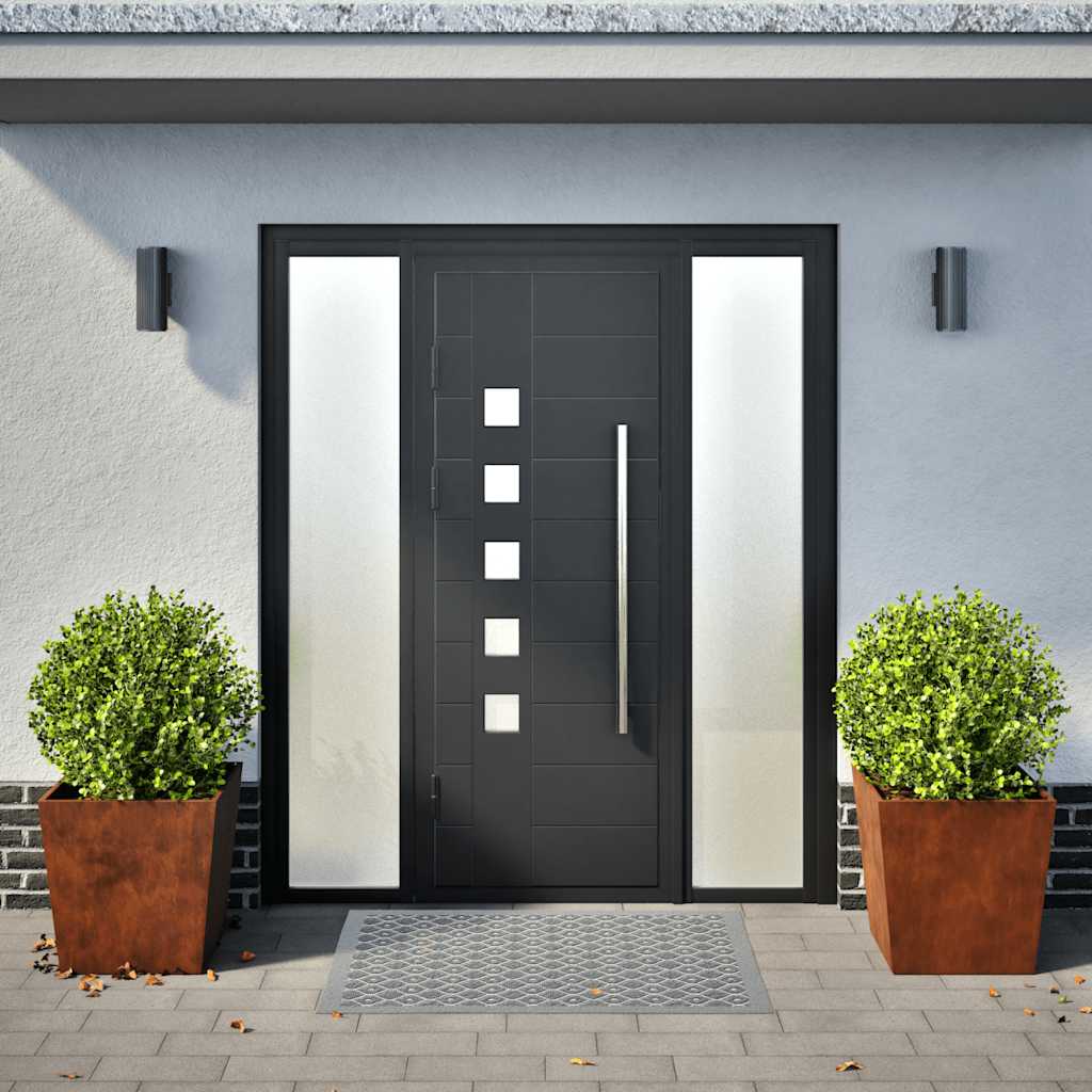 Vidaxx jardinières 2 pcs 50x50x50 cm acier résistant aux intempéries