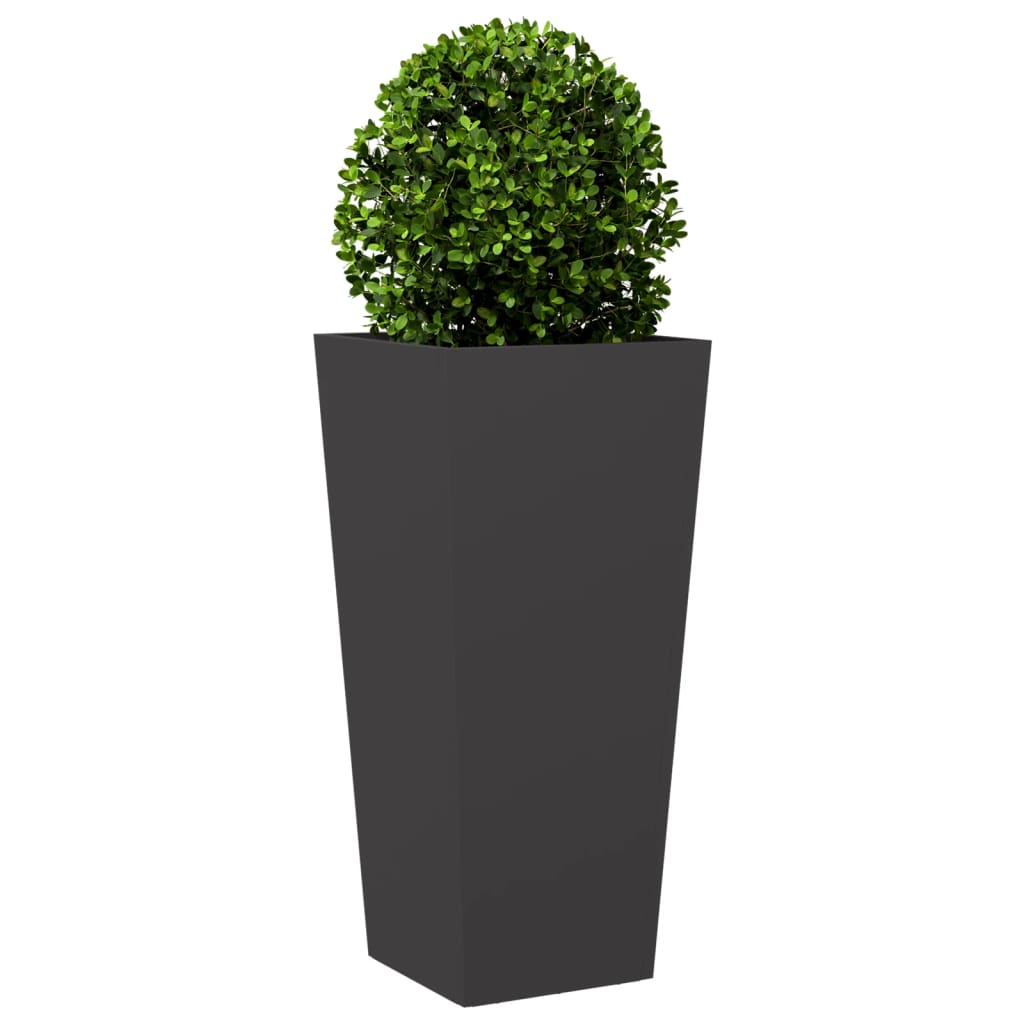 Vidaxx jardinière 35x35x75 cm acier noir