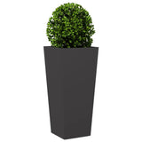 Vidaxx jardinière 35x35x75 cm acier noir