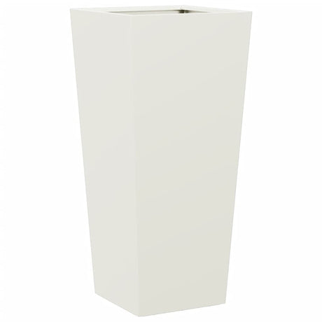 Vidaxx jardinière 35x35x75 cm acier blanc