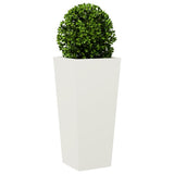 Vidaxx jardinière 35x35x75 cm acier blanc