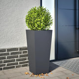Vidaxx jardinière 35x35x75 cm acier anthracite