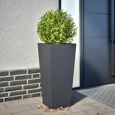 Vidaxx jardinière 35x35x75 cm acier anthracite
