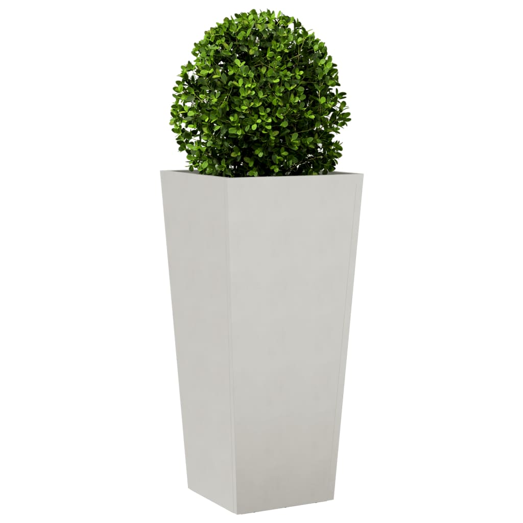 Vidaxl plantenbak 35x35x75 cm roestvrij staal