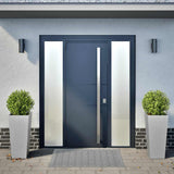 Vidaxx jardinières 2 pcs 35x35x75 cm acier galvanisé