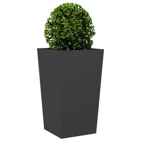 Vidaxx jardinière 45x45x75 cm acier noir