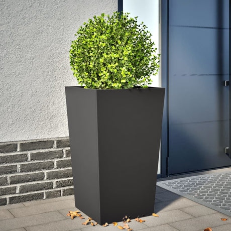 Vidaxx jardinière 45x45x75 cm acier noir
