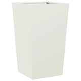 Vidaxx jardinière 45x45x75 cm acier blanc