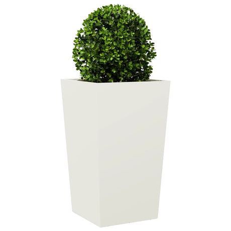 Vidaxx jardinière 45x45x75 cm acier blanc