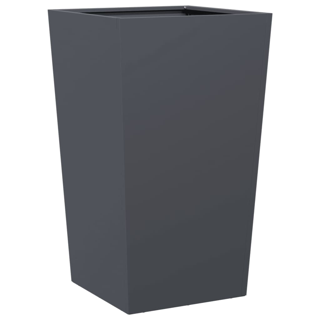Vidaxx jardinière 45x45x75 cm acier anthracite