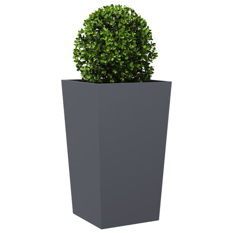Vidaxx jardinière 45x45x75 cm acier anthracite