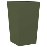 Vidaxx jardinière 45x45x75 cm acier vert olive
