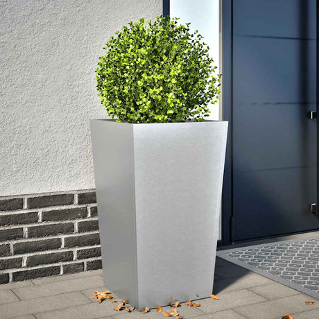 Jardinière Vidaxx 45x45x75 cm en acier galvanisé