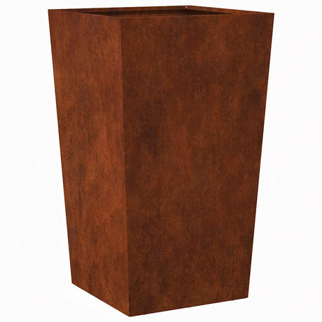 Jardinière Vidaxx 45x45x75 cm acier résistant aux intempéries
