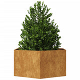 Vidaxx jardinière hexagone 104x90x45 cm acier résistant aux intempéries