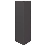 Vidaxx jardinière triangle 30x26x75 cm acier noir