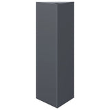 Vidaxx jardinière triangle 30x26x75 cm acier anthracite