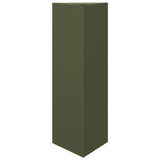 Vidaxx jardinière triangle 30x26x75 cm acier vert olive