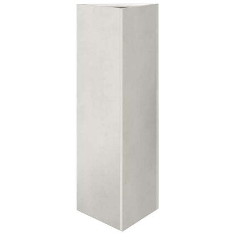 Vidaxx jardinière triangle 30x26x75 cm acier inoxydable
