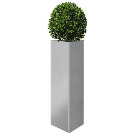 Vidaxx jardinière triangle 30x26x75 cm en acier galvanisé