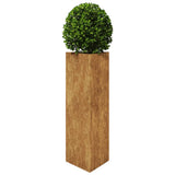 Vidaxx jardinière triangulaire 30x26x75 cm acier résistant aux intempéries