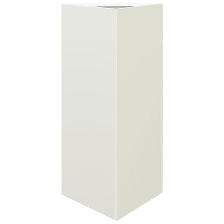 Vidaxx jardinière triangle 40x34,5x70 cm acier blanc