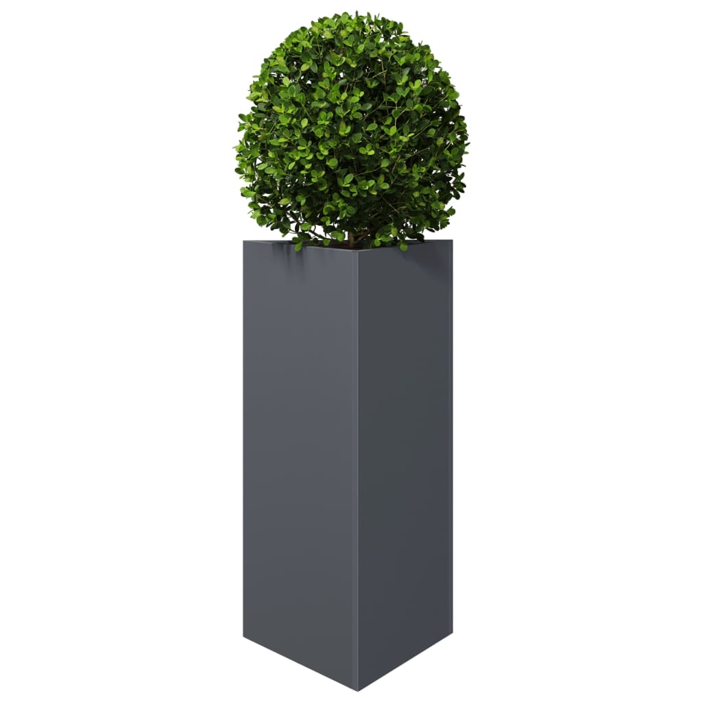 Vidaxx jardinière triangle 40x34,5x70 cm acier anthracite