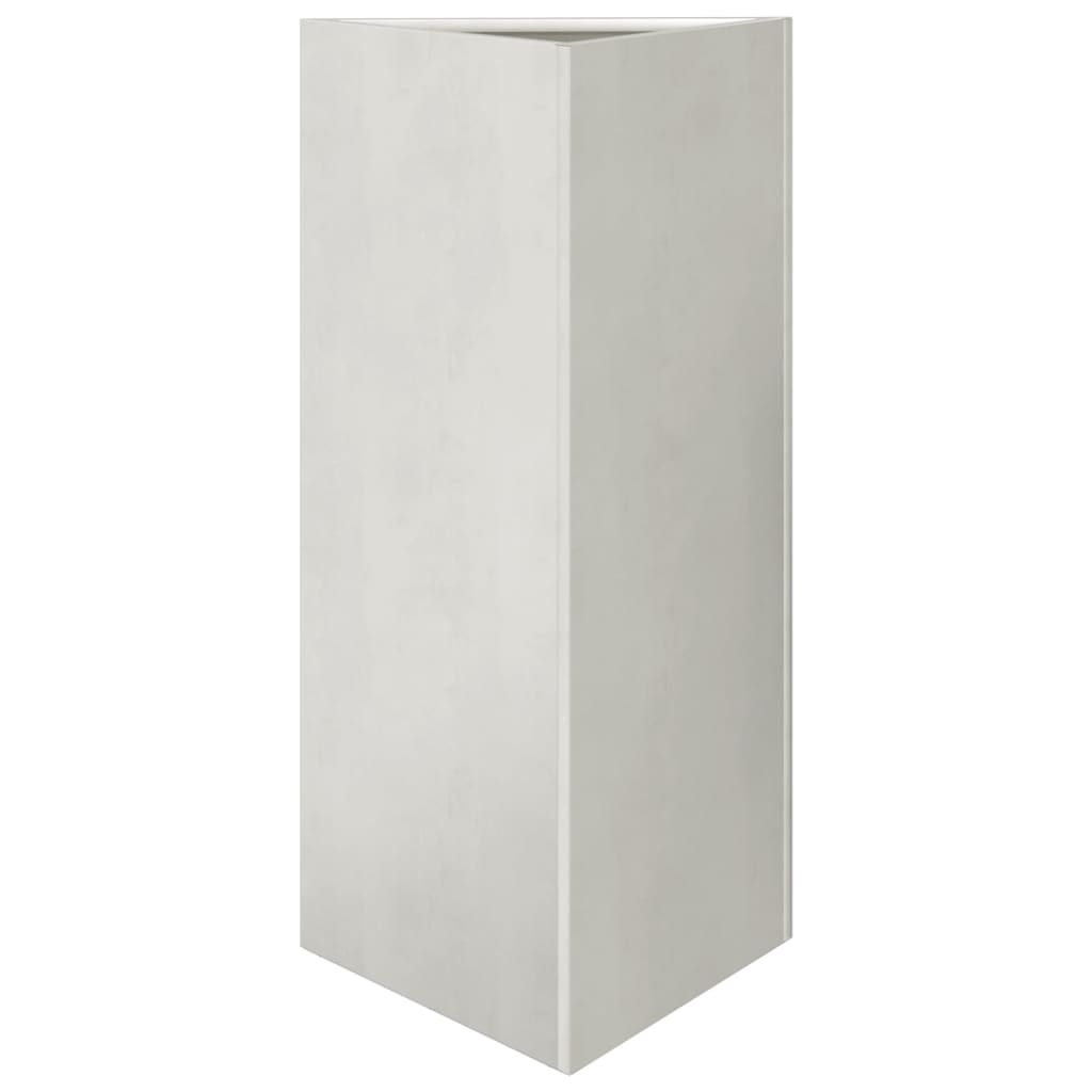Vidaxx jardinière triangle 40x34,5x70 cm acier inoxydable