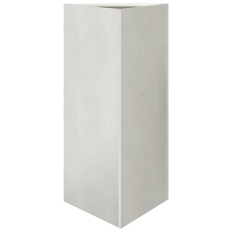 Vidaxx jardinière triangle 40x34,5x70 cm acier inoxydable