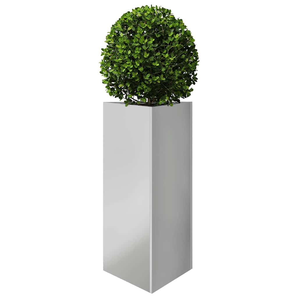 Vidaxx jardinière triangle 40x40x75 cm en acier galvanisé