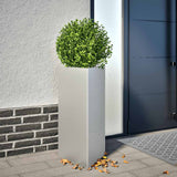 Vidaxx jardinières 2 pcs triangle 40x40x75 cm acier galvanisé