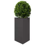 Vidaxx jardinière triangle 50x43x75 cm acier noir