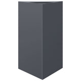 Vidaxx jardinière triangle 50x43x75 cm acier anthracite