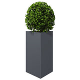 Vidaxx jardinière triangle 50x43x75 cm acier anthracite
