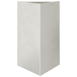 Vidaxx jardinière triangle 50x43x75 cm acier inoxydable
