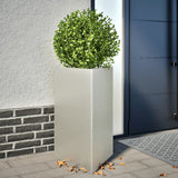 Vidaxx jardinière triangle 50x43x75 cm acier inoxydable