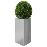 Vidaxx jardinière triangle 50x43x75 cm en acier galvanisé