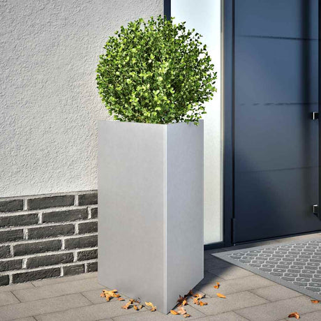 Vidaxx jardinière triangle 50x43x75 cm en acier galvanisé