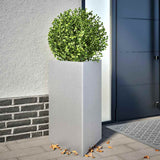 Vidaxx jardinières 2 pcs triangle 50x43x75 cm acier galvanisé