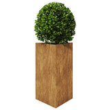 Vidaxx jardinière triangulaire 50x43x75 cm acier résistant aux intempéries
