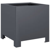 Vidaxx jardinière 30x30x30 cm acier anthracite
