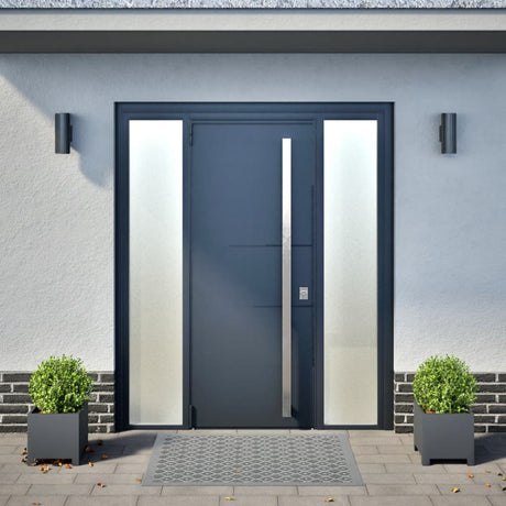 Vidaxx jardinières 2 pcs 30x30x30 cm acier anthracite