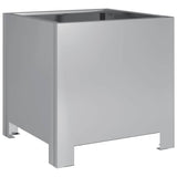 Jardinière Vidaxx 30x30x30 cm en acier galvanisé